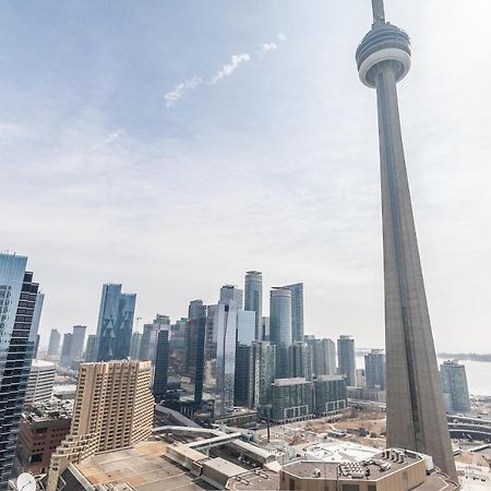 Stylish 1Br + Office Condo - Cn Tower View Toronto Extérieur photo