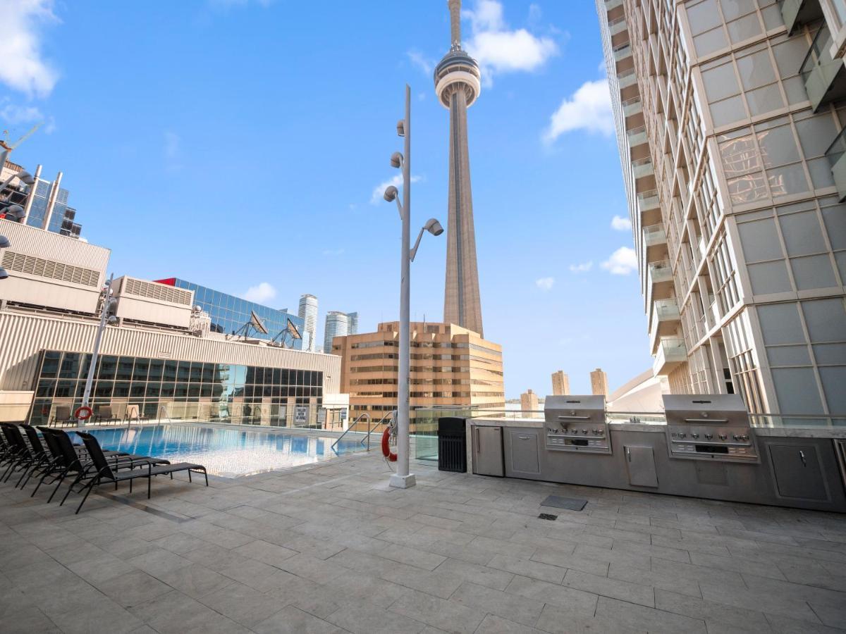 Stylish 1Br + Office Condo - Cn Tower View Toronto Extérieur photo