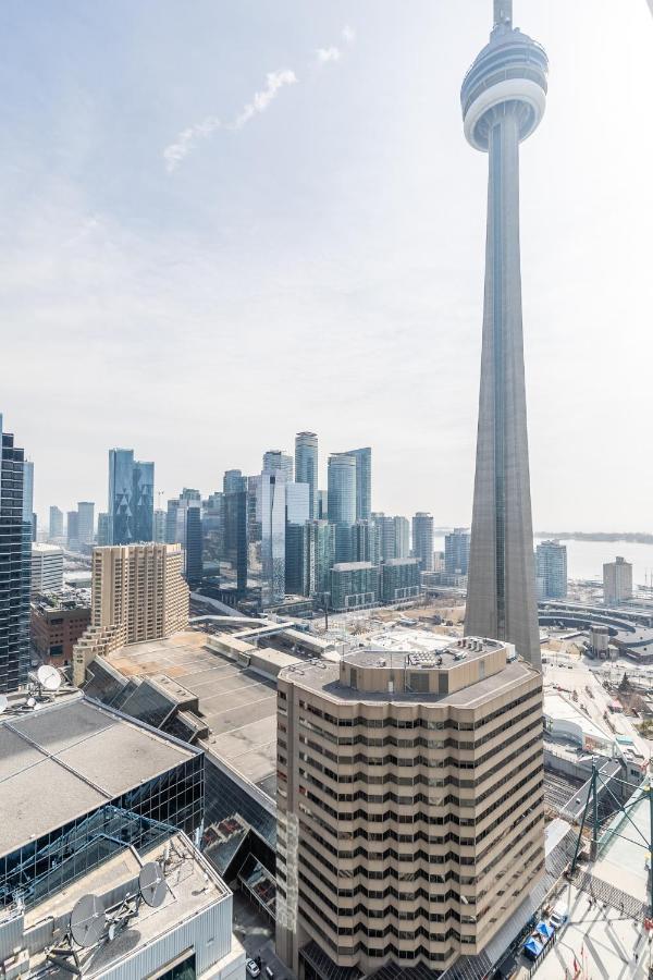 Stylish 1Br + Office Condo - Cn Tower View Toronto Extérieur photo